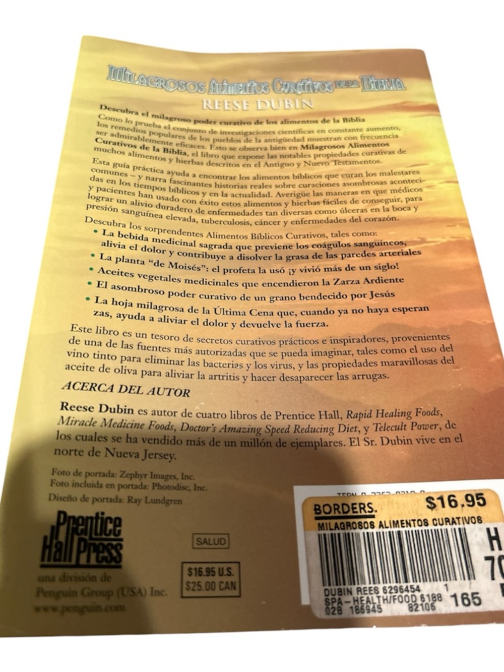 Milagrosos Alimentos Curativos de la Biblia -Miracle cure foods from the Bible. - Picture 2 of 2